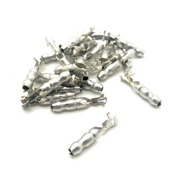 (image for) 4.7mm Male Tinned Bullet Connector Terminal