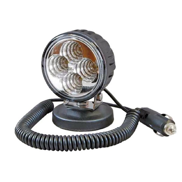 (image for) Plug In LED Worklamp - Magnetic Base & Retractable Flexi Cable