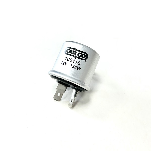 (image for) 12v 2 Pin Flasher Unit - Metal Can Indicator Relay 138W