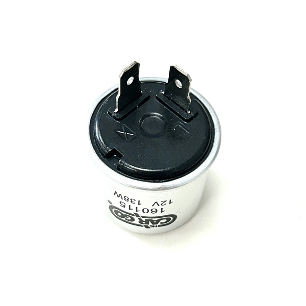 (image for) 12v 2 Pin Flasher Unit - Metal Can Indicator Relay 138W