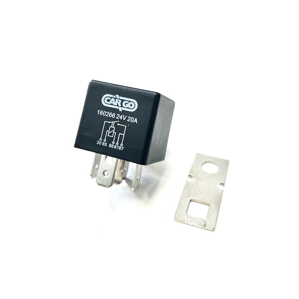 (image for) 24V 20A Normally Open 5 Pin Relay Double Output