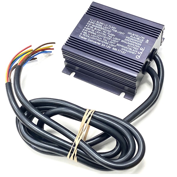 (image for) 7 Way Voltage Dropper For Towing & Trailer Lamps - 24-12v