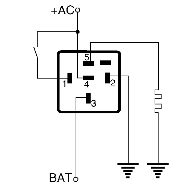 (image for) 12v Time Delay Relay For De-Mister/Heated Rear Screen