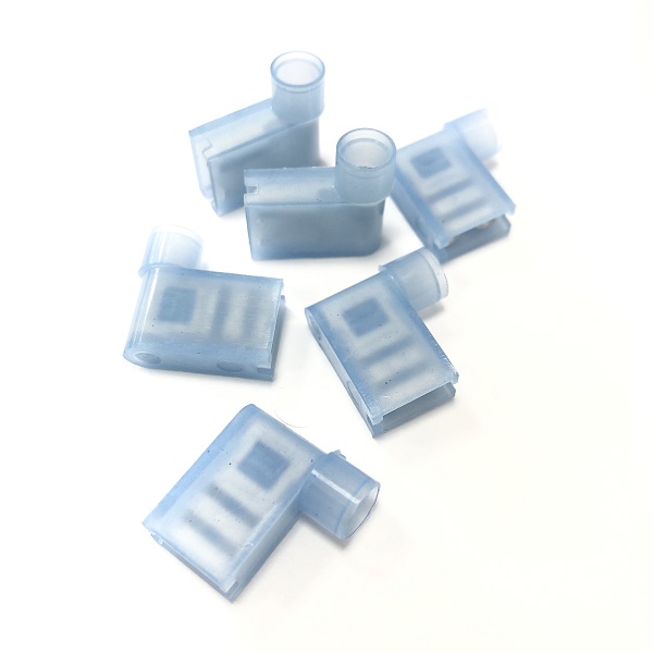 (image for) Blue Pre Insulated 90° Flag Terminal Female 6.3mm