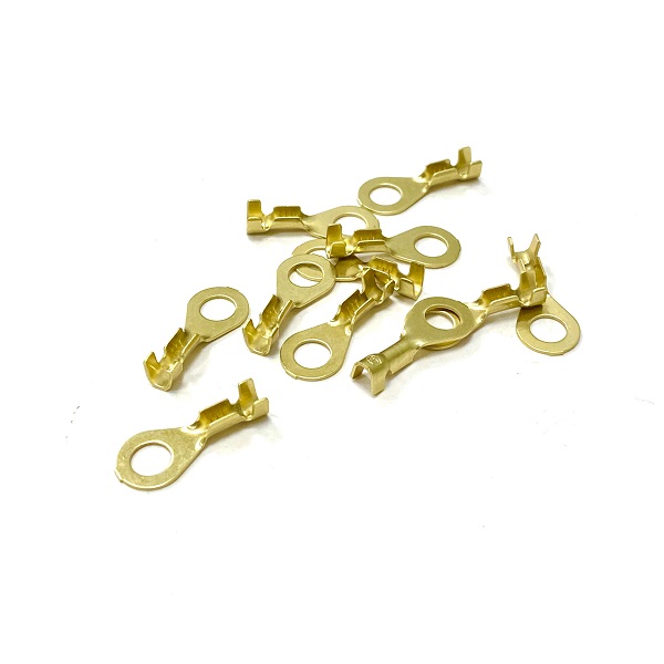 (image for) Non Insulated Brass Eyelet Ring Terminal - M5 Hole