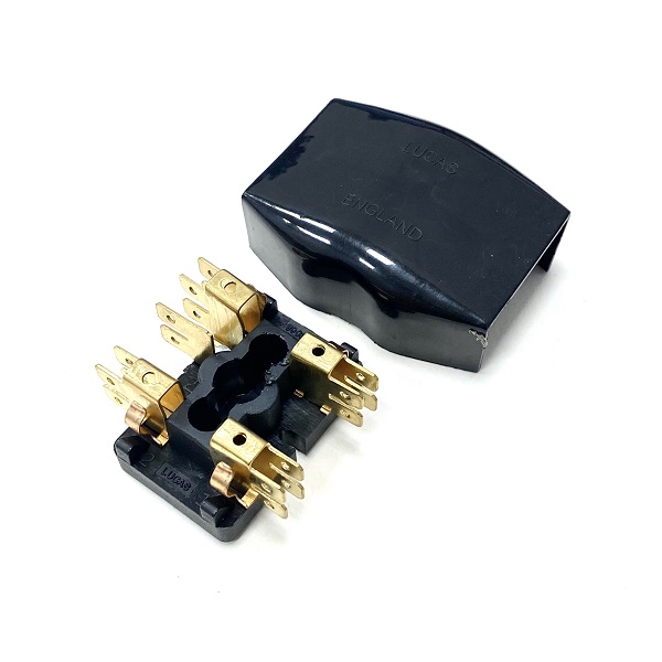 (image for) 2 Way Fuse Box For Glass Fuses Lucas 4FJ Type