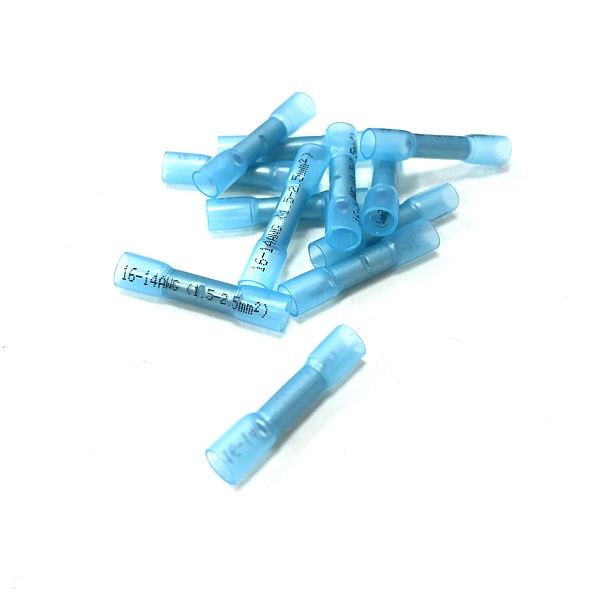 (image for) Blue Heat Shrink Butt Connector - Adhesive Lined