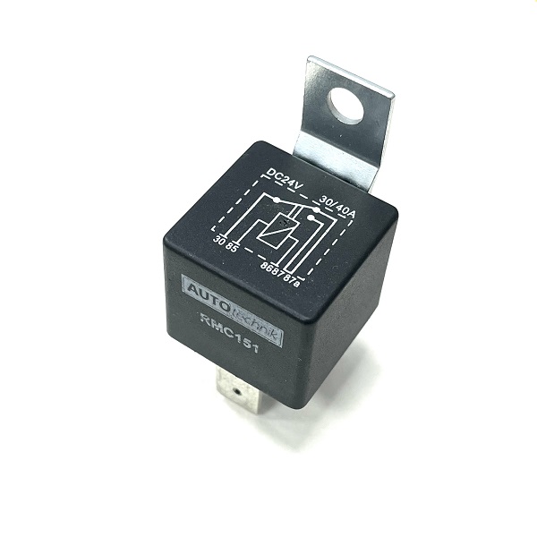 (image for) 24V 30/40A 5 Pin Change Over Relay With Heavy Duty Terminals