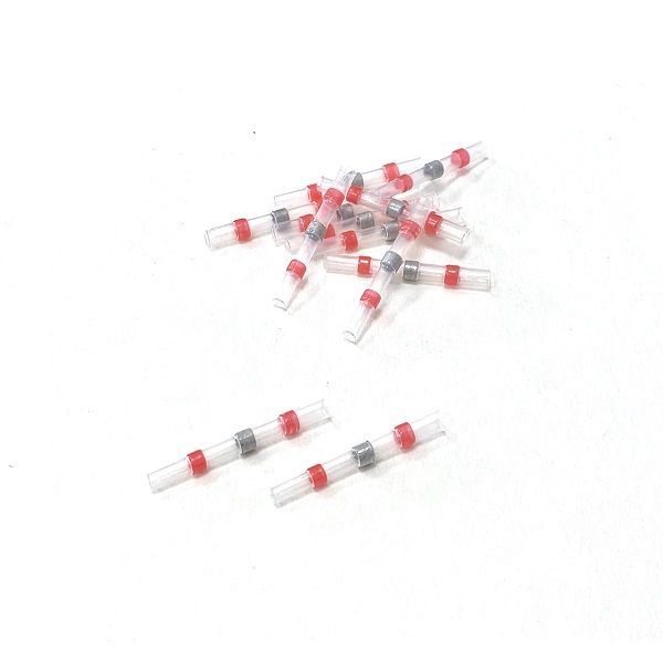 (image for) Red Heat Shrink Solder Connector - Adhesive Lined 0.5-1.5mm² Cable