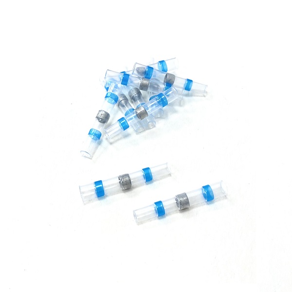 (image for) Blue Heat Shrink Solder Connector - Adhesive Lined 1.5-2.5mm² Cable