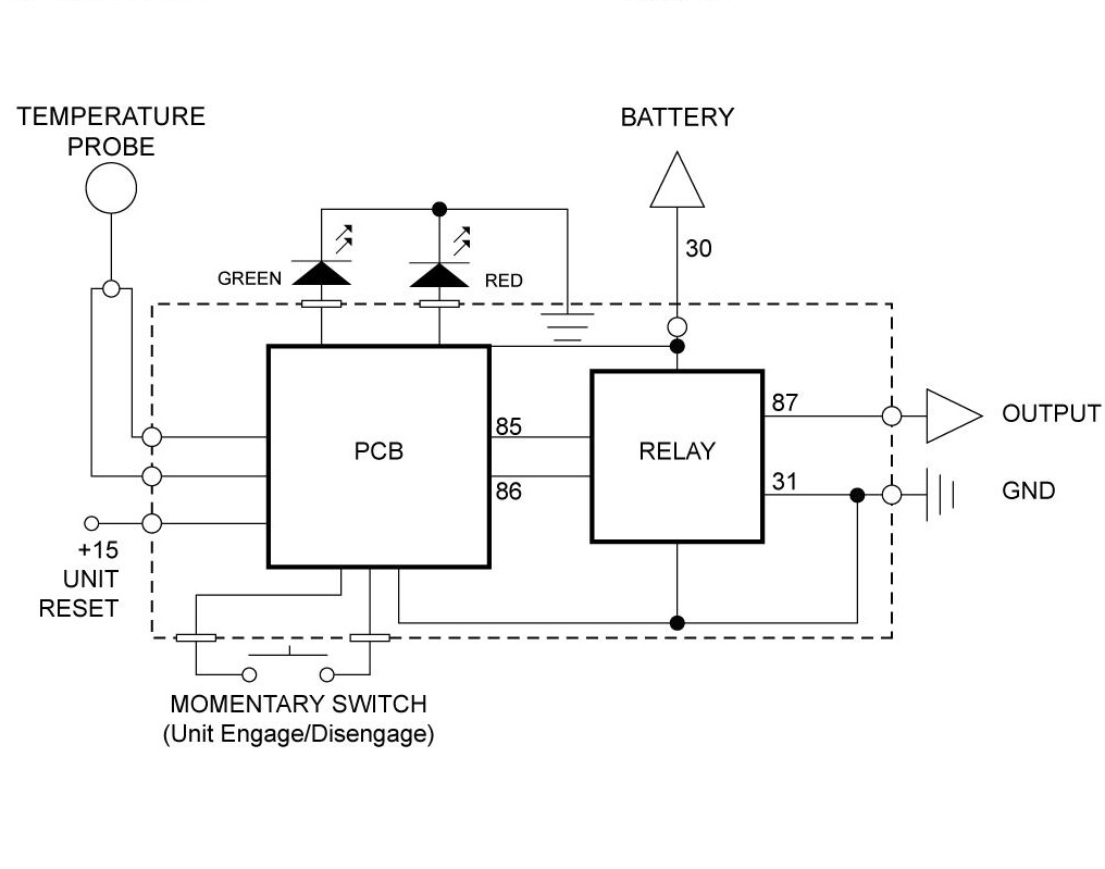 (image for) 12v Temperature Controlled Relay