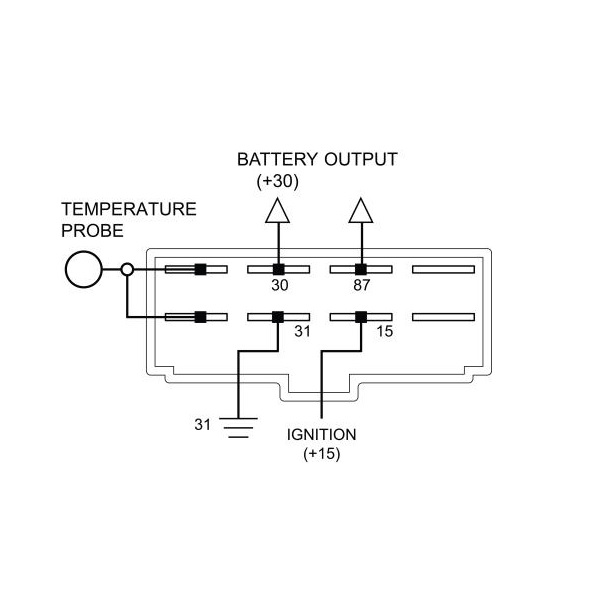 (image for) 12v Temperature Controlled Relay